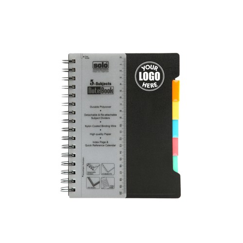 Customized 5 Subject Notebook - NA555